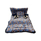 Pinks & Blues Full Sleeping 5 Piece Baby Bedding Set With 2 Puppy Shape Side Pillows (042Months) (Printed Royal)
