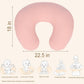 Nursing Pillow Cover - 2-Pack Muslin Cotton Removable Covers For Breastfeeding Pillows, Ultra-Soft Baby Feeding Pillowcase For N