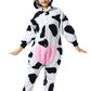 Canasour Kids Cow Onesie Farm Animal Halloween Cosplay Costume For 4T Girls Unisex Outfuit One Piece Hooded Soft Pajamas Party B