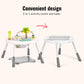 Dream On Me Curio Sit N Seek Baby Activity Center in Lime, 2 in 1 Activity Center and Play Table with 3 Detachable Toys and Musi