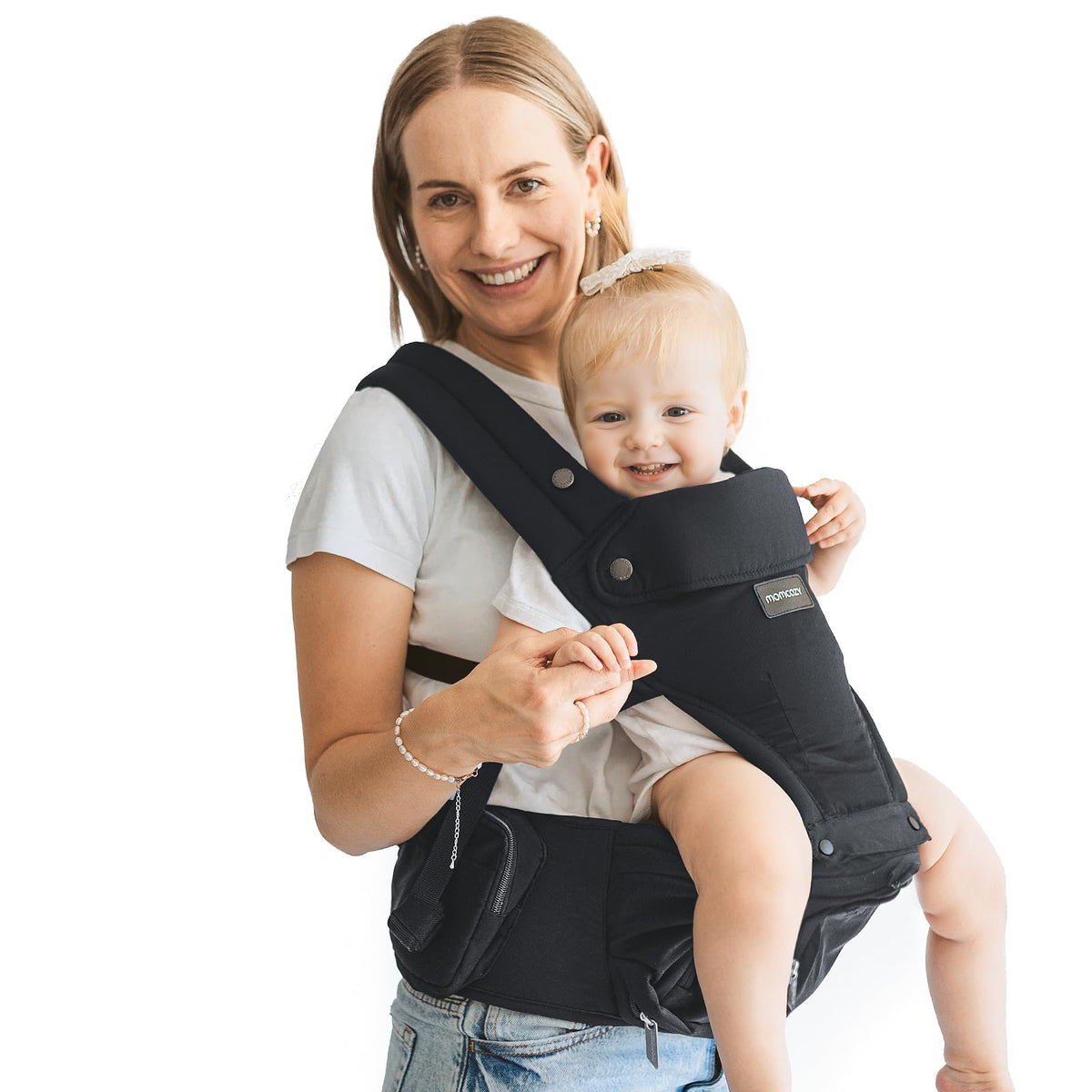 Momcozy Baby Carrier with Hip Seat, 2in1 Infant Carrier Up to 20 kg