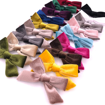 Velvet Bow Hair Clips Barrettes For Baby Girl Velvet Hair Bows Alligator Clip Accessories For Toddler Kids Little Girl Teens Wom