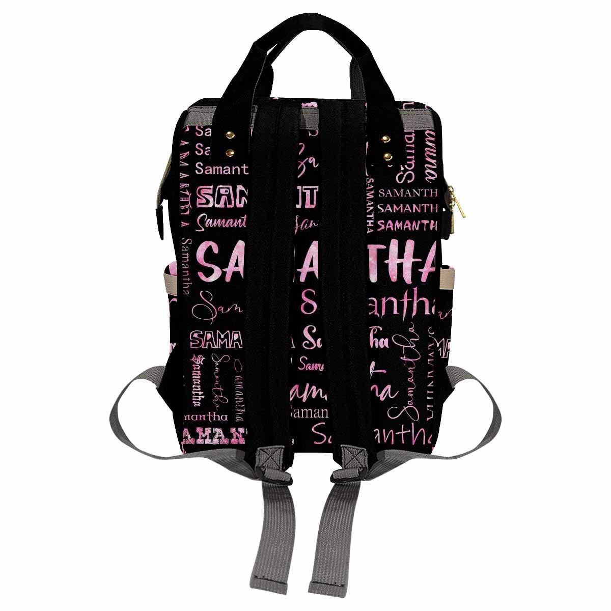 Personalized Name Bag, Custom Diaper Bag With Text Customized Fashion Multipurpose Daycare Bag Mummy Nursing Baby Bags Shoulder