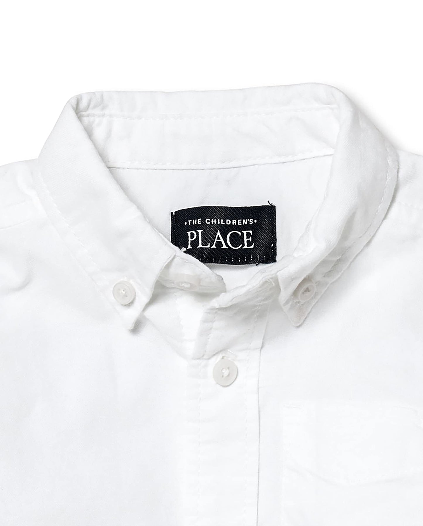 The Children'S Place Baby Boys And Toddler Boys Short Sleeve Oxford Button Down Shirt, White, 2T