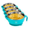 Mee Mee Temperature Control Feeding Bowl with Lid | Silicone Suction Base | Keeps Food Warm 30 Min | Stainless Steel Inner Bowl 