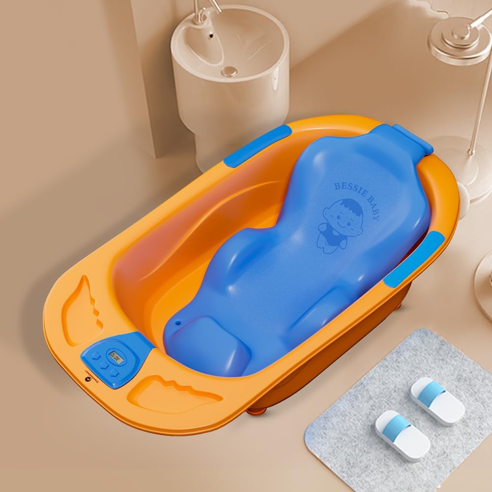 Staranddaisy Baby Bath Tub For 0 To 5 Years With Temperature Sensor/Bath Tub For Kids With AntiSlip Legs/Bathtub For Baby With 