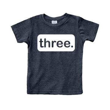 3Rd Birthday Shirt Boy Third Outfit 3 Year Old Toddler Gift Baby Tshirt Party Shirts (Charcoal Black, 2 Years)