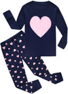 Little Girls Clothing Set Heart Print Outfit 2Pcs Sweet Dream Leisure Valentine'S Day Shirts & Pant 2-3 Years