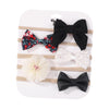 STYLEHEAVEN 5 Pieces Baby Headbands with Bow Nylon Sturdy Soft for Kids Infants Style C|Clothing Shoes & Accessories| Womens Acc