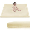 Huloo Sleep Baby Play Mat for Floor, 1.3 Thick Elasti-Foam 50x50 Playpen Mat for Toddlers Infant Kids,Water-Repellent Soft Velve