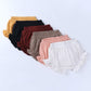Zfttzymx 3-Pack Baby Girls Ruffle Bloomer Shorts Toddler Cute Cotton Linen Panty Diaper Covers 18-24 Months