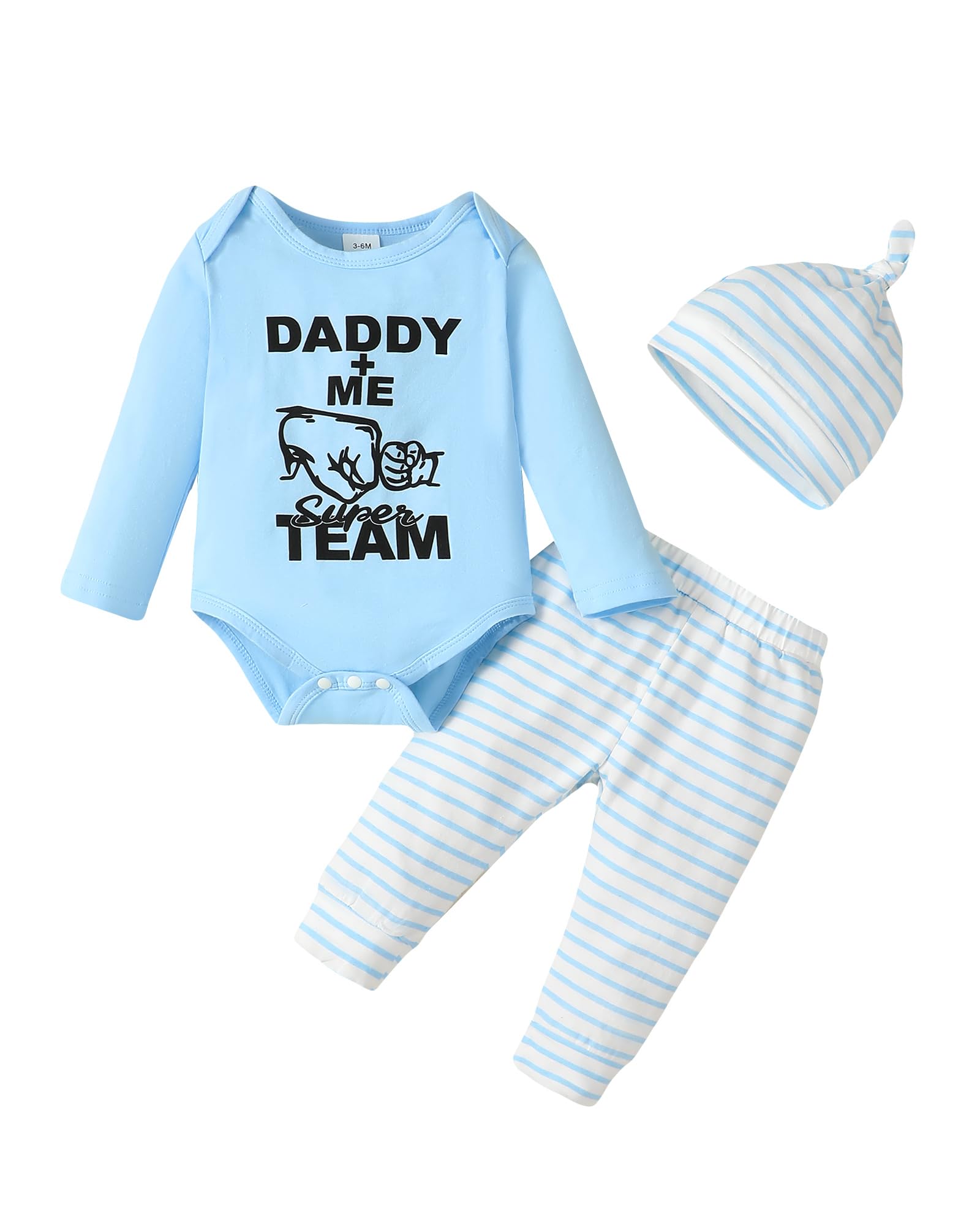 Nzrvaws Toddler Baby Boy Clothes Infant Long Sleeve Blue Romper Stripe – Cutebab WBBAPB0DCG6728L
