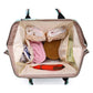 Large Capacity Baby Diaper Bag Backpack Waterproof Travel Nappy Diaper Bags Cute For Girls Boys (Potted Plants)