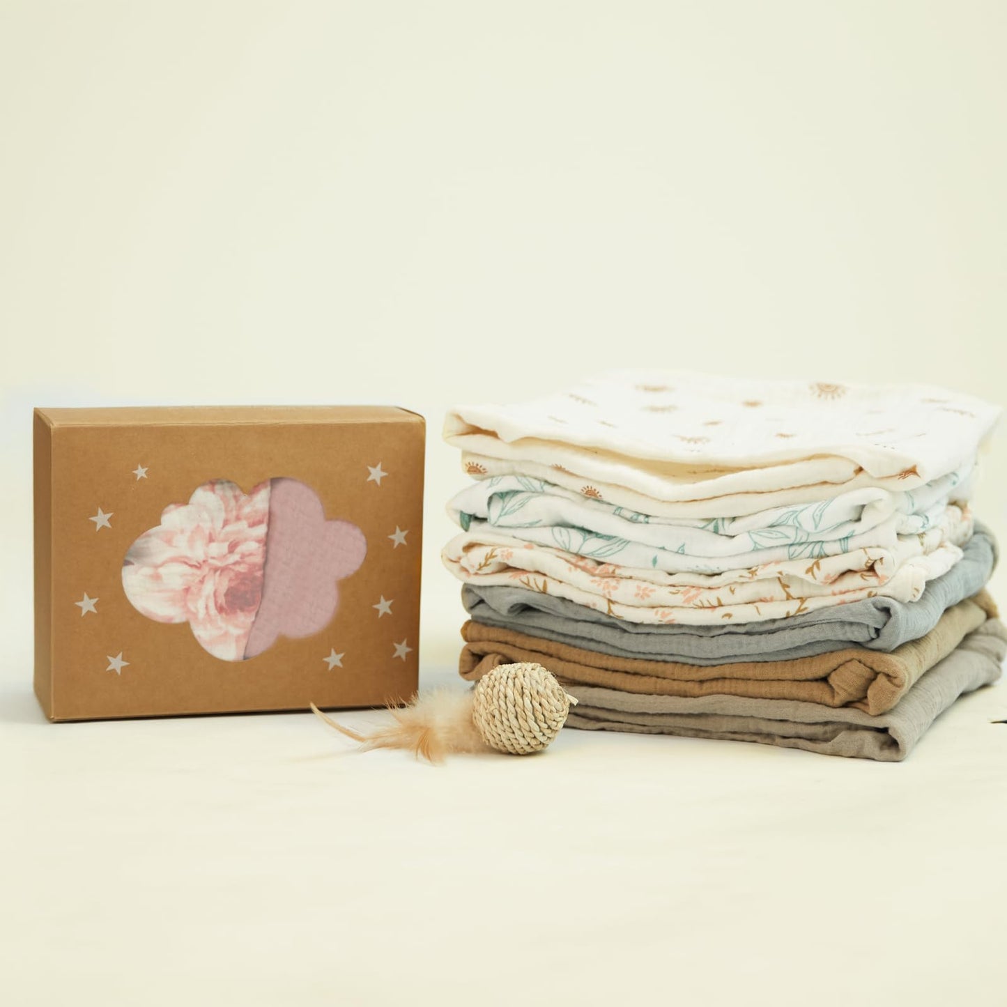 Nursing Pillow Cover, 2 Pack Muslin Nursing Cover For Breastfeeding Pillows, Infant Nursing Pillow Slipcover For Baby Boy Girl N