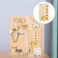 SECRET DESIRE Wooden Busy Board Accessories Early Educational Toys for Girls Holiday Gifts Gear|Developmental Baby Toys