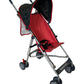 AmorosO Single Umbrella Stroller | Lightweight, Travel-Ready Stroller with EVA Wheels & Sun Protection | Red/Black