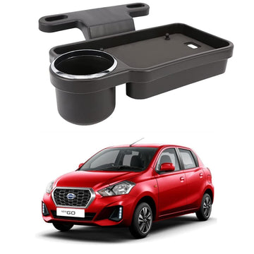 Oshotto (FT04) Foldable Car Auto Headrest Rear Back Seat Table Drink Food Cup Tray Holder Compatible with Datsun GO/Redi Go  B