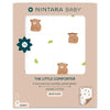 Nintarababy Little Comforter  Organic Cotton Baby Blanket, Warm, Quilted & Reversible, Soft For Newborns & Infants, Baby Gift F