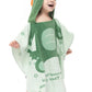 Tonwhar Kids Bath/Pool/Beach Hooded Poncho Towel-Cartoon Animal Pattern Cotton Beach Towel For Baby And Kids (Army Green Dinosau