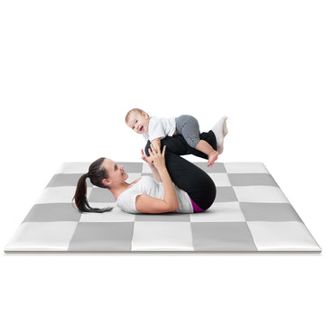 Weizzer Toys 58' Inch Baby Play Mat Foldable Play Padded Play Yard For Babies And Toddlers Mat Tummy Time Activity Mat Memory F