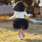 Colorful Childhood Baby Girls Tutu Skirt Toddler 6 Layered Tulle Tutus 1-8T Black Size 7-8T