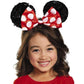 Disguise Costumes Red Minnie Sequin Ears, Girls, Red / Black, One Size