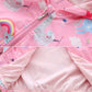 Little Hand Toddler Girls Unicorn Spring Fall Outerwear Windbreaker Rainbow Pink Jackets Coat 7-8 Years