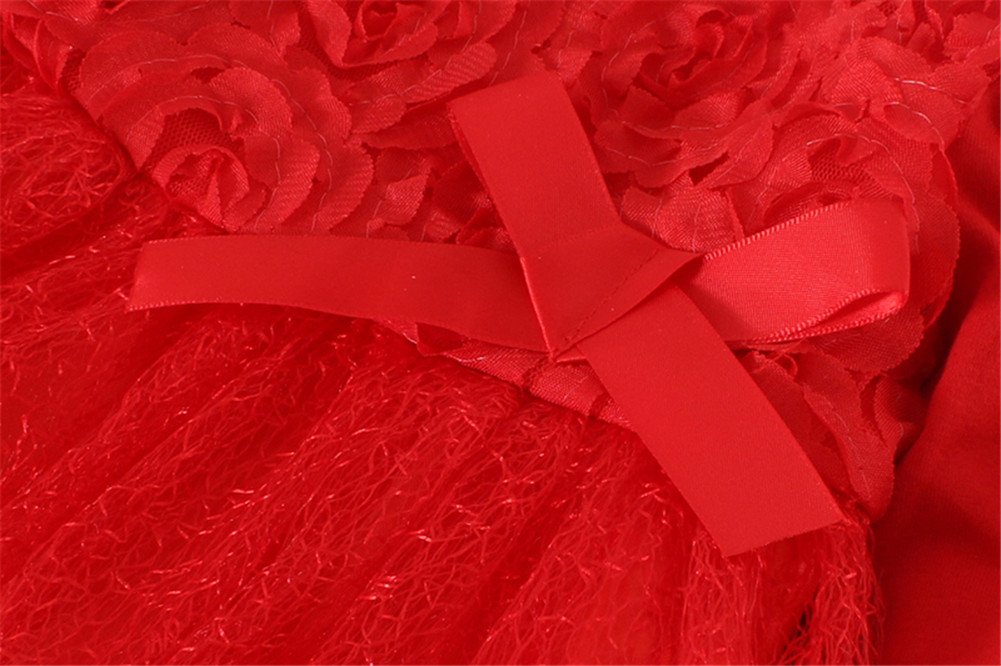 Mud Kingdom Baby Girl Wedding Dress 6 Months White Lace Long Sleeve