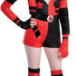 Party City Harley Quinn Costume For Girls - Dc Comics Harley Costume Includes Romper, Choker, Gloves & Leg Warmers - Costumes Fo