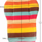 Twoworld Baby High Chair Seat Cushion Liner Mat Pad Cover Rainbow Striped Water Resistant And High Chair Straps (5 Point Harness