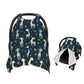 Muishi Cute Giraffes Baby Car Seat Canopy Nursing Cover for Newborn Car Seat Breastfeeding Covers Blanket Newborn Shower Gift