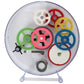 Lilys Home 31 Pieces Do-It-Yourself Childrens First Puzzle Clock Kit, No Batteries Required, Learn How Clock Gears Work, Color