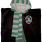 Jay Franco Harry Potter Slytherin Kids Bath/Pool/Beach Hooded Poncho - Super Soft & Absorbent Cotton Towel, Measures 22 X 22 Inc