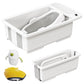 Collapsible Baby Bathtub with Smart Temperature Display & Bath Stand, Portable Travel Bathtub, Ideal for 0-36 Months Infants (Be