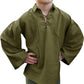 Eymitory Boys Medieval Pirate Shirt Kids Viking Renaissance Ruffle Shirt Halloween Scottish Jacobite Ghillie Costume Tops