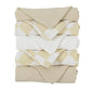 Kjuti Baby Muslin 100% Cotton Burp Washcloth - 4 Layer Hypoallergenic Saliva Soothe Face Washcloths - Burp Cloths 10X10 Inch -Ne