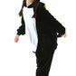 Atoz Onesie For Kids, Animal Pajamas Halloween Cosplay Costume For Girls Boys, Penguin 10-11Y