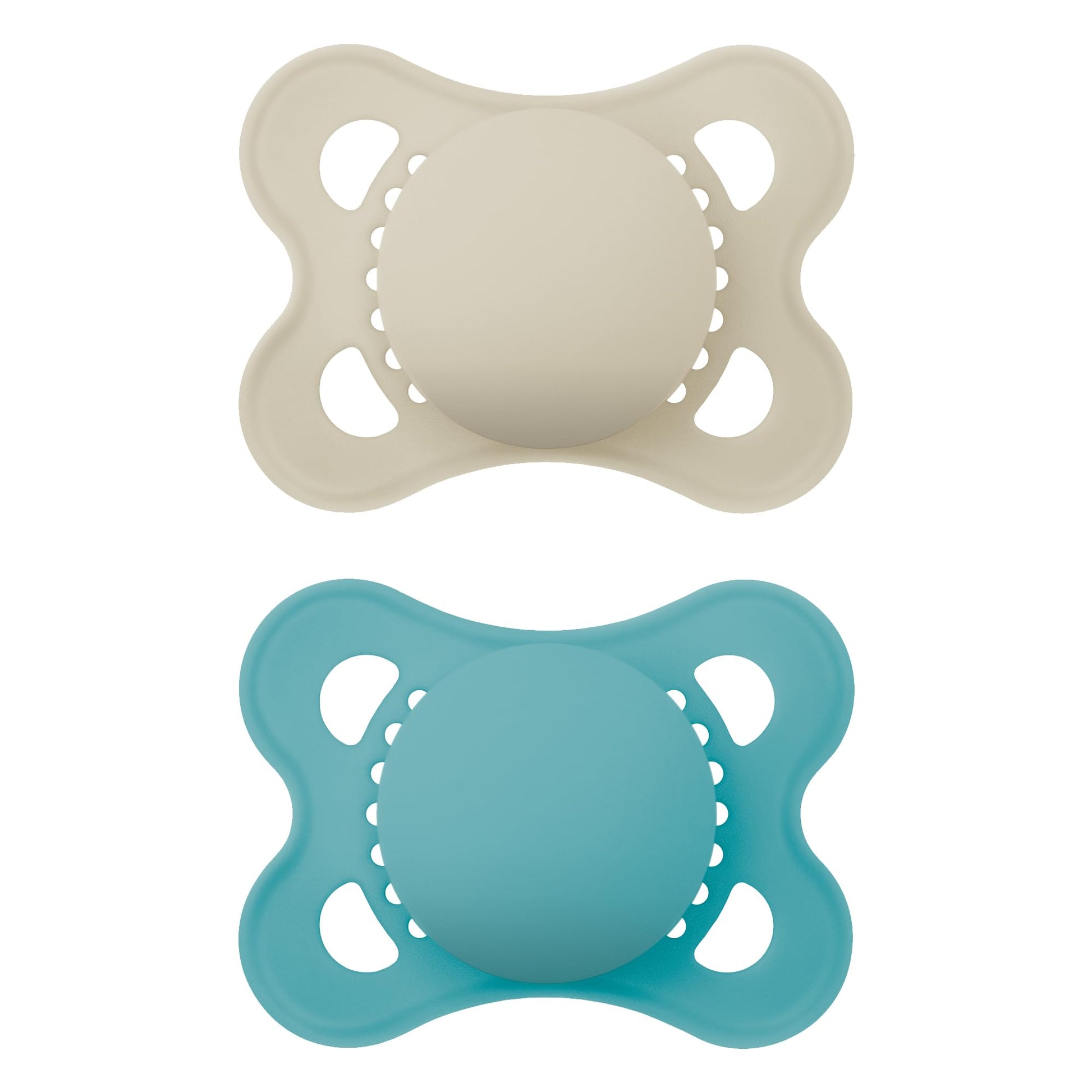 MAM Original Matte Baby Pacifiers, Binky for Boys 0-6 Months, BPA-Free Silicone Nipple, Easy to Clean, Best for Newborn Babies, 