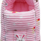 VOIDROP Baby Sleeping Bag Soft Plush Newborn Carry Nest with Hood and Zipper Warm Infant Wrapper for Winter, Travel, Stroller & 