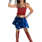 Rubies Dc Super Hero Girl'S Deluxe Wonder Woman Costume Dress, Large