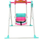 Babyblessing Garden Swing | Single Seater | Swing For School,Terrace, Garden | With Safety Locks | Durable | Alloy Steel | (Pink