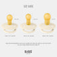 Bibs Colour Pacifier 4-Pack, Bpa Free Dummy Pacifier, Round Nipple. Natural Rubber Latex, Made In Denmark, Size 1 (0-6 Months),