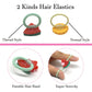 60Pcs Baby Hair Ties, Cute Cartoon Small Hair Ties For Toddlers Little Girls, Colorful Elastic Pony Tails Hair Bands 0.8Inch Dia
