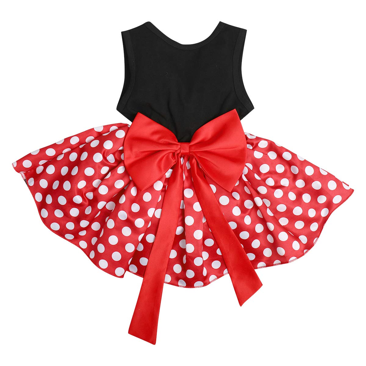 Ibtom Castle Toddler Little Baby Girl Polka Dots Princess Mini Costume First Birthday Outfits Fancy Dresses Up Pageant Party Cos