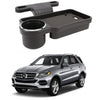 Oshotto (FT04) Foldable Car Auto Headrest Rear Back Seat Table Drink Food Cup Tray Holder Compatible with Mercedes Benz Gle  B