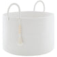 Youdenova Cotton Rope Laundry Basket, 70L Woven Rope Laundry Hamper, Large Storage Basket For Blanket, Toy, Dirty Clothes Basket