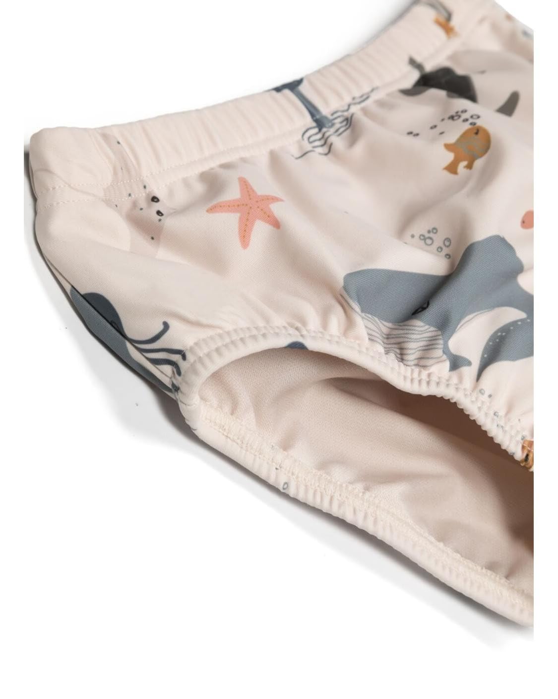 Ldioif Baby Toddler Unisex Reusable Swim Diaper, Size 2-3, 1 Count, Blue, Animal Print, Waterproof, Bisphenol A Free, 22-34 Lbs,