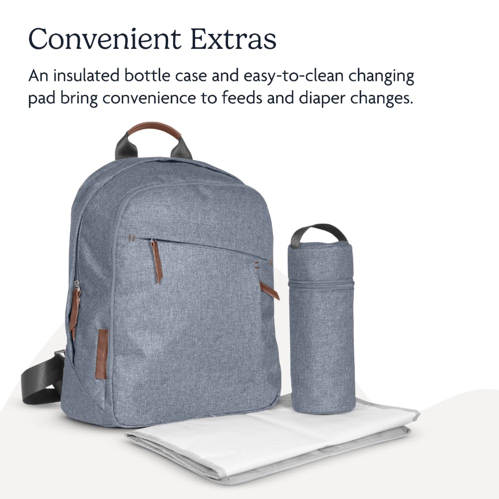 Uppababy Changing Backpack / Multiple Storage Compartments / Stroller Strap Attachment / Bottle Insulator And Changing Pad Inclu