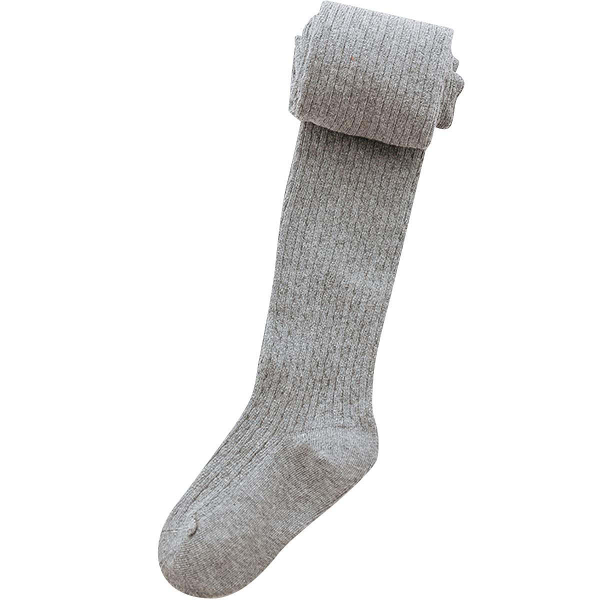 Vanberfia Baby Girls Tights Cable Knit Leggings Stockings 3 Pack Pantyhose Infants Toddlers 2-10T(2-4T,Cll10205