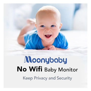 Baby Monitor With Camera And Audio, Long Range No Wifi, Baby Room Temperature Monitoring, Auto Night Vision, 5 Built-In Lullabie